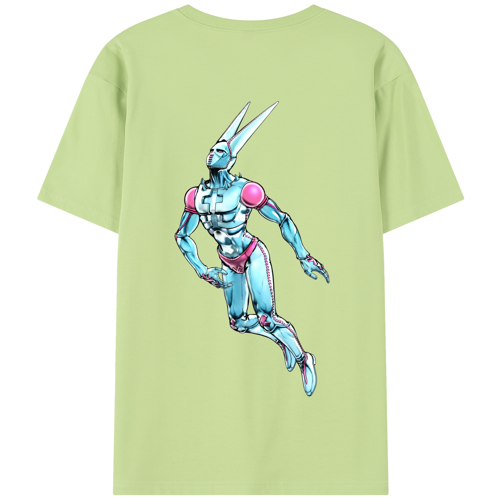 （画像用） ジョジョの奇妙な冒険 JoJo's Bizarre Adventure 綿100％半袖Tシャツ（背面プリント）